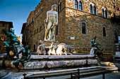 Firenze - Piazza della Signoria. Fontana di Nettuno (1575). 